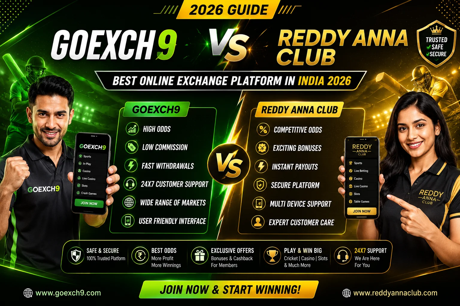 Goexch9 vs Reddy Anna Club: 2026 Guide